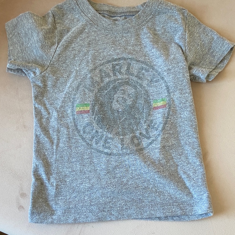 Bob Marley One Love Faded Graphic Kids T-Shirt 18 mo